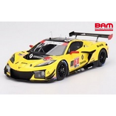 TOP SPEED TS0570 CHEVROLET Corvette Z06 GT3.R N°3 Corvette Racing by Pratt Miller Motorsports 24H Daytona 2024 1/18