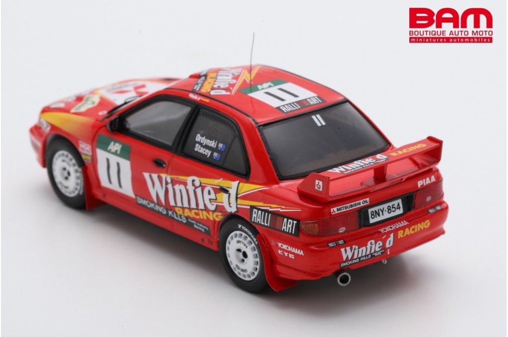 Spark S6516 – Mitsubishi Lancer Evolution III – N°11 6ème API Rallye – 1/43 Résine