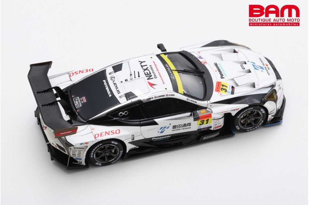 SPARK SGT079 LEXUS LC500h GT N°31 apr GT300 SUPER GT 2023 Koki Saga -  Kazuto Kotaka - Yuki Nemoto (1/43) - Boutique Auto Moto / SPARK