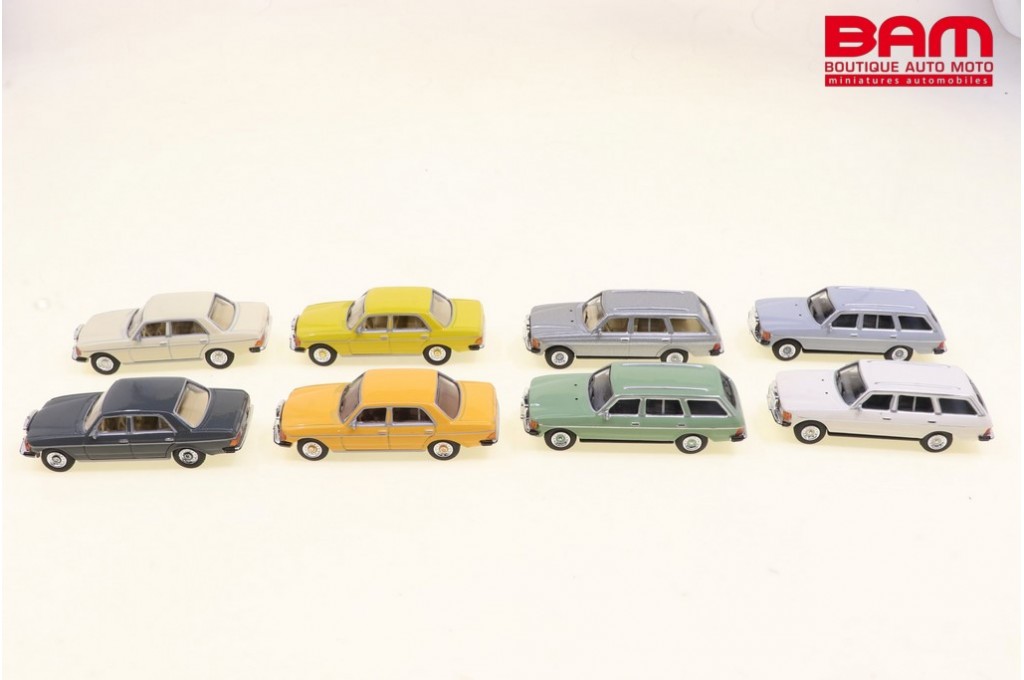 ミニカー　1/87 Set ”Mercedes-Benz W123” (8 models：4×Sedan、4×station wagon) [452675500] Schuco 1:87 Mercedes-Benz 230E 452666500 – YomaCarModel