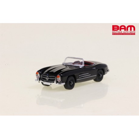 SCHUCO 452676100 MERCEDES-BENZ 300 SL Roadster Noir 1/87 Diecast