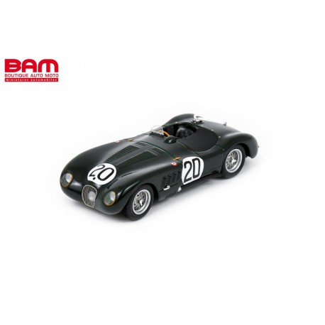 SPARK 43LM51 JAGUAR XK 120 C N°20 Vainqueur 24H Le Mans 1951 P. Walker – P. Whitehead 1/43