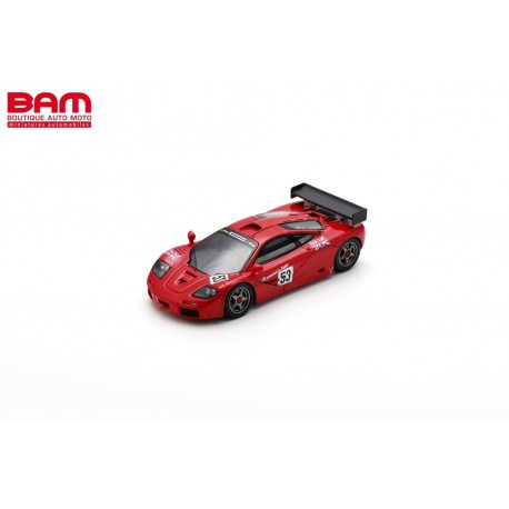 SPARK S6667 MCLAREN F1 GTR N°53 – Préqualification Le Mans 1996 1/43