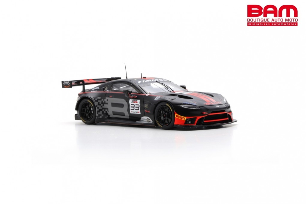 Modèle Réduit 1:43 Aston Martin Vantage AMR GT3 #33 Spa 2023 - Spark - Neuf - Réf. SB722