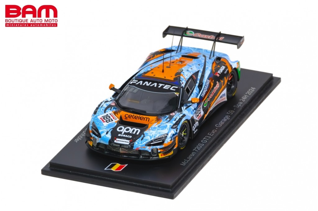 SPARK SB814 MCLAREN 720S GT3 EVO N°188 Garage 59 24H Spa 2024 A