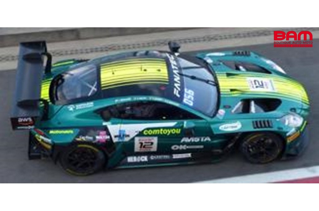 SPARK SB832 ASTON MARTIN Vantage AMR GT3 EVO N°12 Comtoyou Racing 24H Spa  2024 N. Baert – S. Ögaard – E. Muth – E. Bastard 1/43 - Boutique Auto Moto  / SPARK