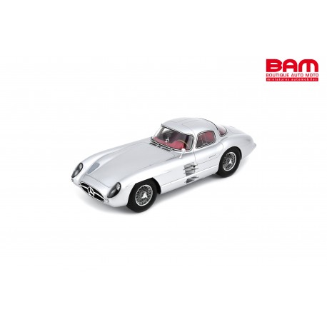 SCHUCO 18U00069 MERCEDES-BENZ 300 SLR Uhlenhaut Coupé 1955 Silver (1/18)