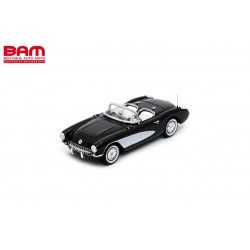 SCHUCO 43U00046 CORVETTE C1 V8 1956 Noir (1/43)