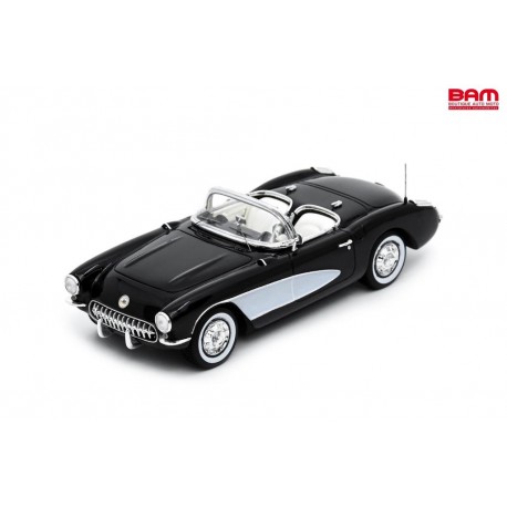 最新発見 SCHUCO Boutique - (1/43) Noir 1956 V8 C1 CORVETTE 43U00046 モデルカー