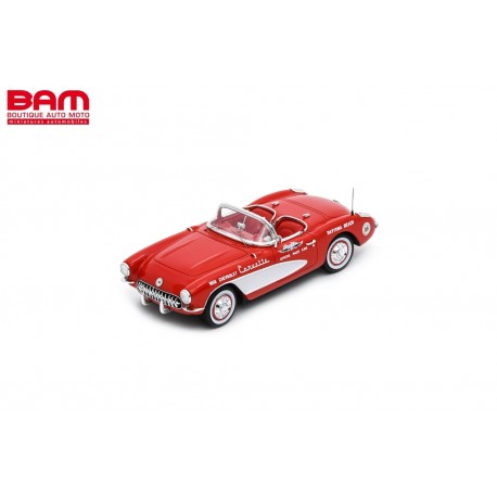 SCHUCO 43U00048 CORVETTE C1 V8 Pace Car Daytona 1956 Rouge (1/43)