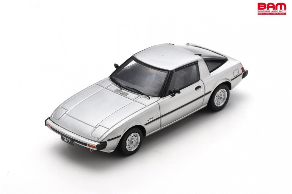 SCHUCO 43U00155 MAZDA Savanna RX 7 1978 85 Silver 1 43 Boutique Auto Moto SPARK