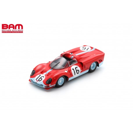 LOOKSMART LSLM134 FERRARI 365 P2 N°16 24H Le Mans 1966 R. Attwood - D. Piper 1/43