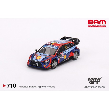 MINI GT MGT00710-L HYUNDAI i20 N Rally1 N°11 3ème Rallye Monte Carlo 2023 T. Neuville - M. Wydaegh 1/64