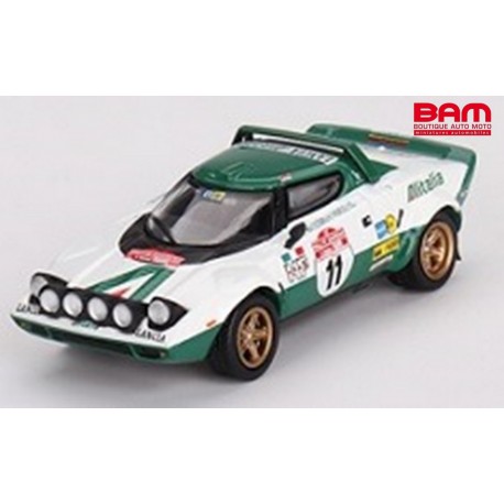 MINI GT MGT00628-L LANCIA Stratos HF n°11 Vainqueur Rallye Sanremo 1975 B. Waldegård - H. Thorszelius (1/64)