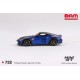 MINI GT MGT00732-L NISSAN Z400 LB NATION WORKS 2024 Blue LHD 1/64