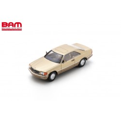 SCHUCO 43U00098 MERCEDES-BENZ 560 SEC 1989 Beige (1/43)