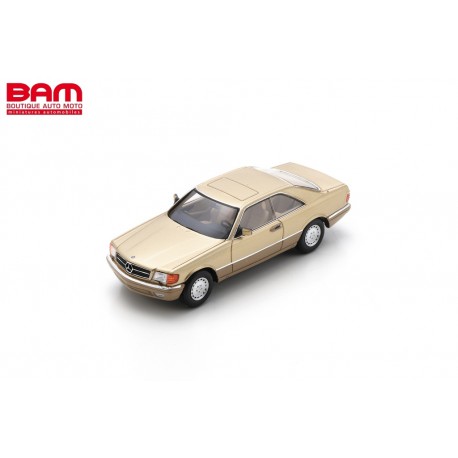 SCHUCO 43U00098 MERCEDES-BENZ 560 SEC 1989 Beige (1/43)