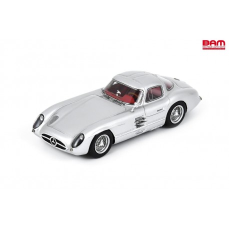 SCHUCO 43U00049 MERCEDES-BENZ 300 SLR Uhlenhaut Coupé 1955 Silver (1/43)