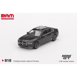 MINI GT MGT00818-L BMW I7 XDrive60 Dravit Grey 2024 LHD (1/64)
