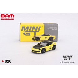MINI GT MGT00826-L NISSAN Z LB Nation Works Ikazuchi Yellow 2024 LHD (1/64)