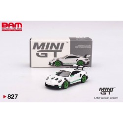 MINI GT MGT00827-L PORSCHE 911 (992) GT3 RS white tribute to Carrera RS Package 2023 LHD (1/64)