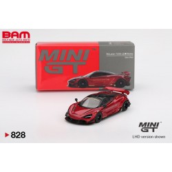 MINI GT MGT00828-L MCLAREN 720S LB Works Gem Red 2022 LHD (1/64)