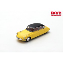 MILEZIM By Spark Z0401 CITROEN DS19 1960 JAUNE 1/43