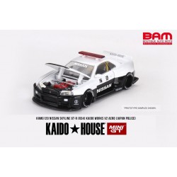 MINI GT KHMG120 NISSAN Skyline GT-R (R34) Kaido Works V2 AERO 1999 1/64