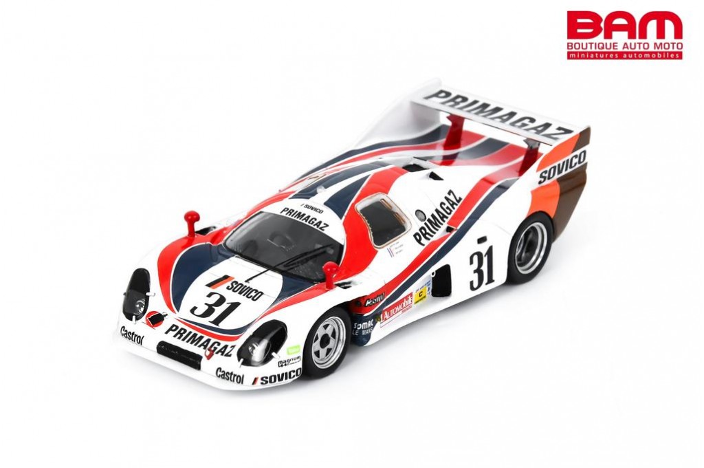 Miniature Spark 1/43 – Rondeau M382 N°50 – 24H Du Mans 1984 – Yver/De Dryver