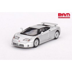 MINI GT MGT00704-L BUGATTI EB110 GT 1995 Grigio Chiarro 1/64