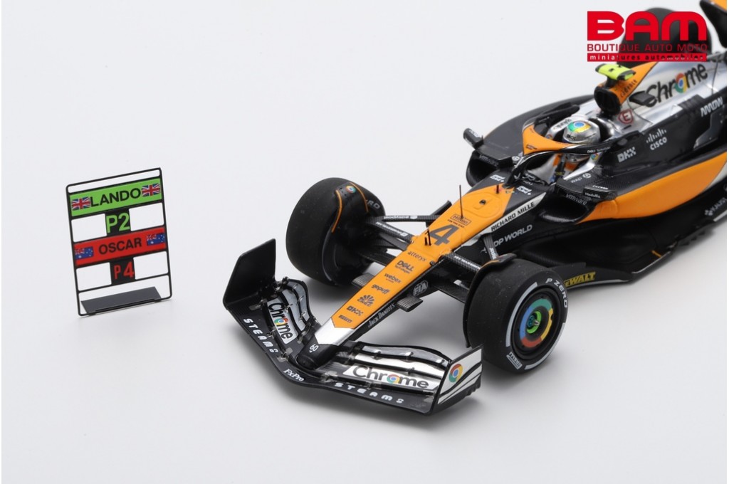McLaren Mercedes MCL60 81 Oscar Piastri F1 4ème Angleterre 2023 Solido
