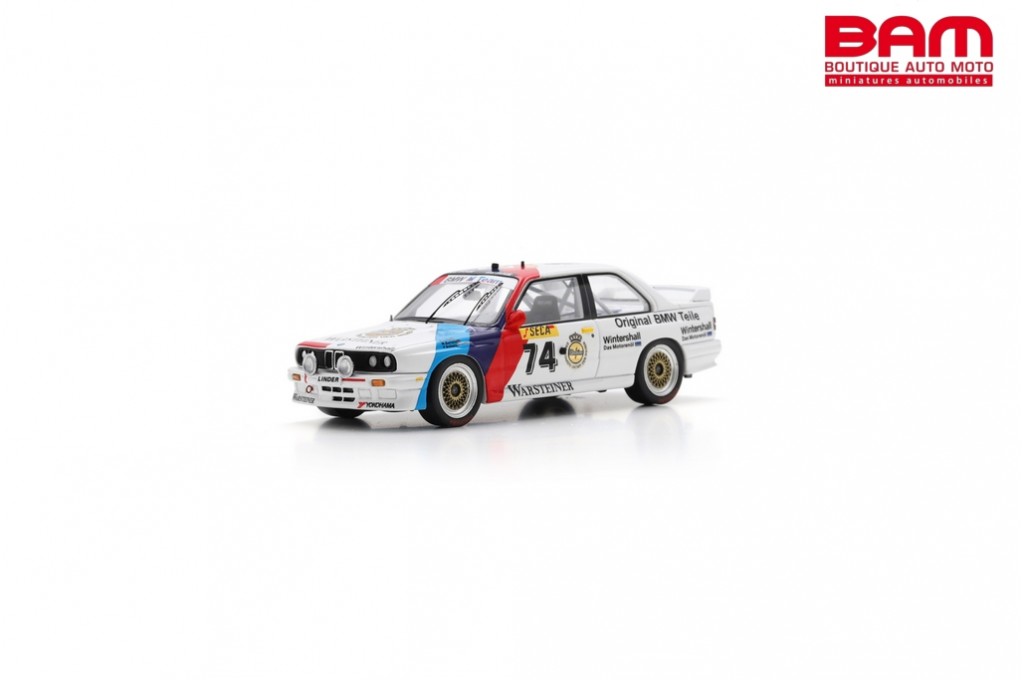 Spark SB495 BMW E30 M3 – 24H Spa 1988 N°74, Lohr, 1/43, Résine, Prévente