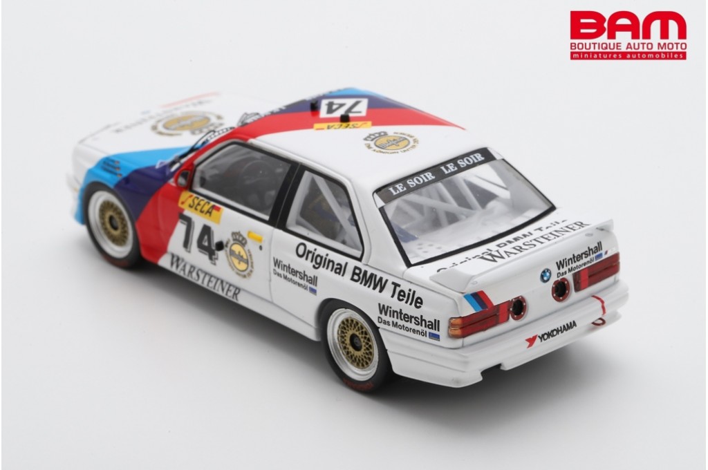 Miniature Spark BMW E30 M3 N°74 - 24h Spa 1988 - Échelle 1/43 - Neuve