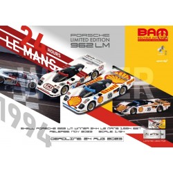 SPARK YCOMBO64004 PORSCHE 962 LM SHELL COMBO #35/36 LM 94 1/64