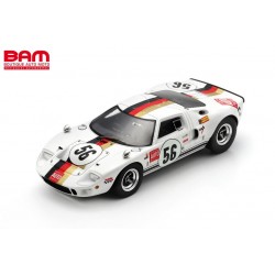 SPARK SG818 FORD GT40 N°56 6ème 1000Km Nürburgring 1969 R. Jöst - H. Kelleners (300ex.) (1/43)