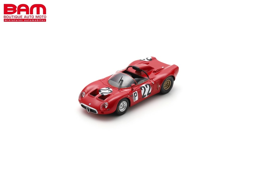 SPARK SG816 ALFA ROMEO T33 N°22 5ème 1000Km Nürburgring 1967
