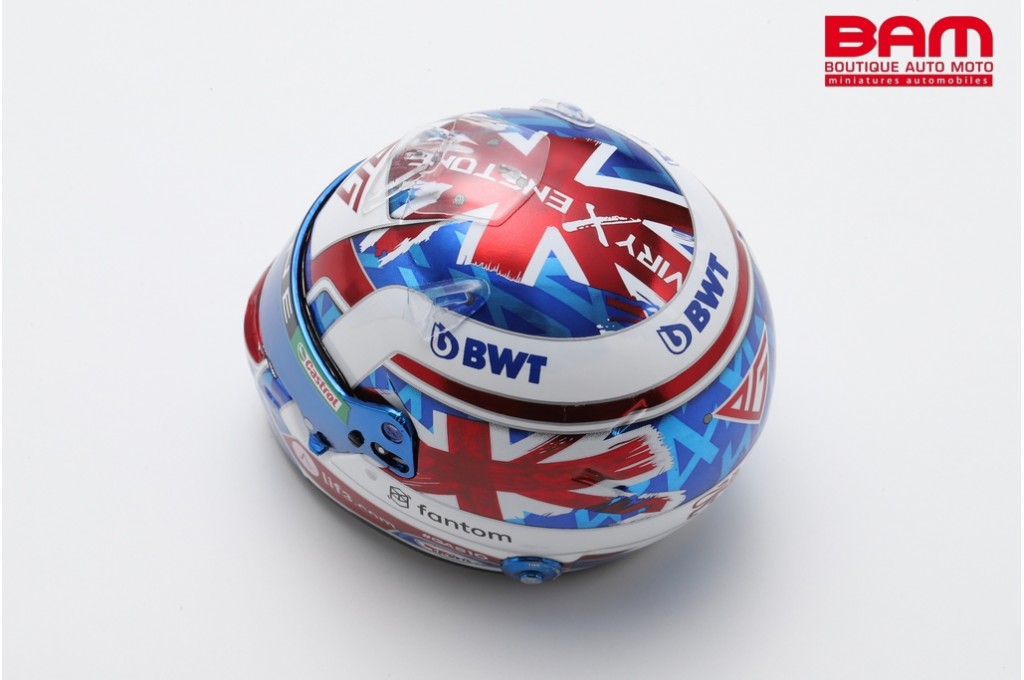Casque Pierre Gasly BWT Alpine F1 Team GP Miami 2023 - Spark 1:5 - Prévente