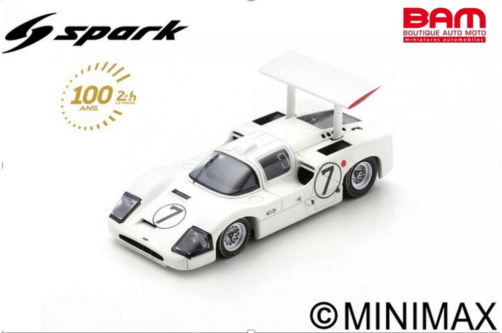 Spark 1/43 - Chaparral 2F N°7 - 24h Du Mans 1967 - Hill/Spence - Résine