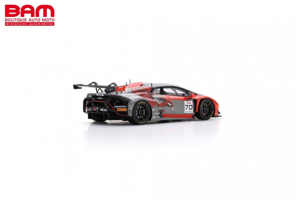 ミニカー　1/43 Lamborghini Huracan GT3 EVO 2 #70 Crowdstrike Racing by Leipert Motorsport 24H Spa 2023 G. Watzinger - K. Li - J-F. Brunot - B. Leitch [SB738] Lamborghini Huracan GT3 Evo 2 Leipert CrowdStrike Racing 24H