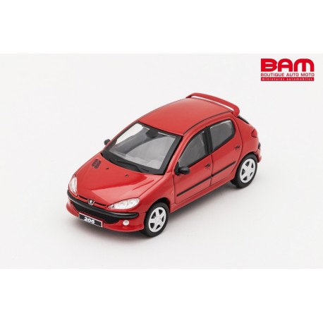 DCT MINIATURES LL-019-125 PEUGEOT 206 Red LHD 1/64