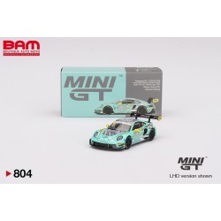 MINI GT MGT00804-L PORSCHE 911 (992) GT3 R N°28 Hubauto Racing Macau Grand Prix 2023 T. Preining 1/64