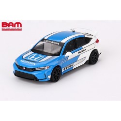 MINI GT MGT00753-L HONDA CIVIC Type R Blue N°3 PACE CAR 2023 1/64