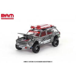 MINI GT KHMG121 DATSUN 510 Wagon Kaido Offroad V1 1969 1/64