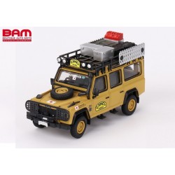 MINI GT MGT00751-L LAND ROVER Defender 110 Yellow Amazon Team Japan Camel Trophy 1989 1/64