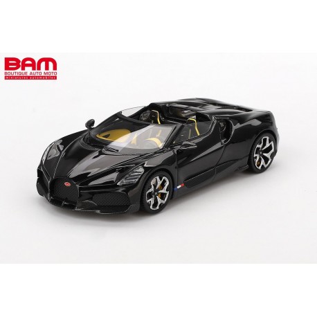 TRUESCALE TSM430821 BUGATTI W16 Mistral Black 2024 1/43