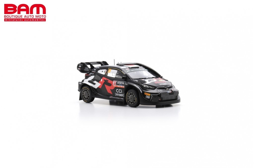 Diecast model cars Toyota Yaris 1/43 Spark GR Rally 1 Rally Monte Carlo 2025 #18 T.Katsuta/A