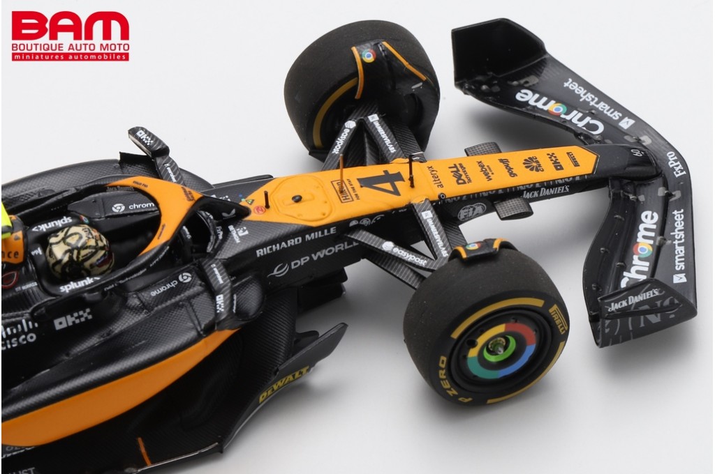Miniature Spark MCL60 N°4 Lando Norris GP Las Vegas 2023 - 1/43 Résine Précommande