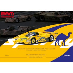 SPARK YO64013 PORSCHE 962C N°4 Team Camel Brun Motorsport 24H Le Mans 1988 1/64