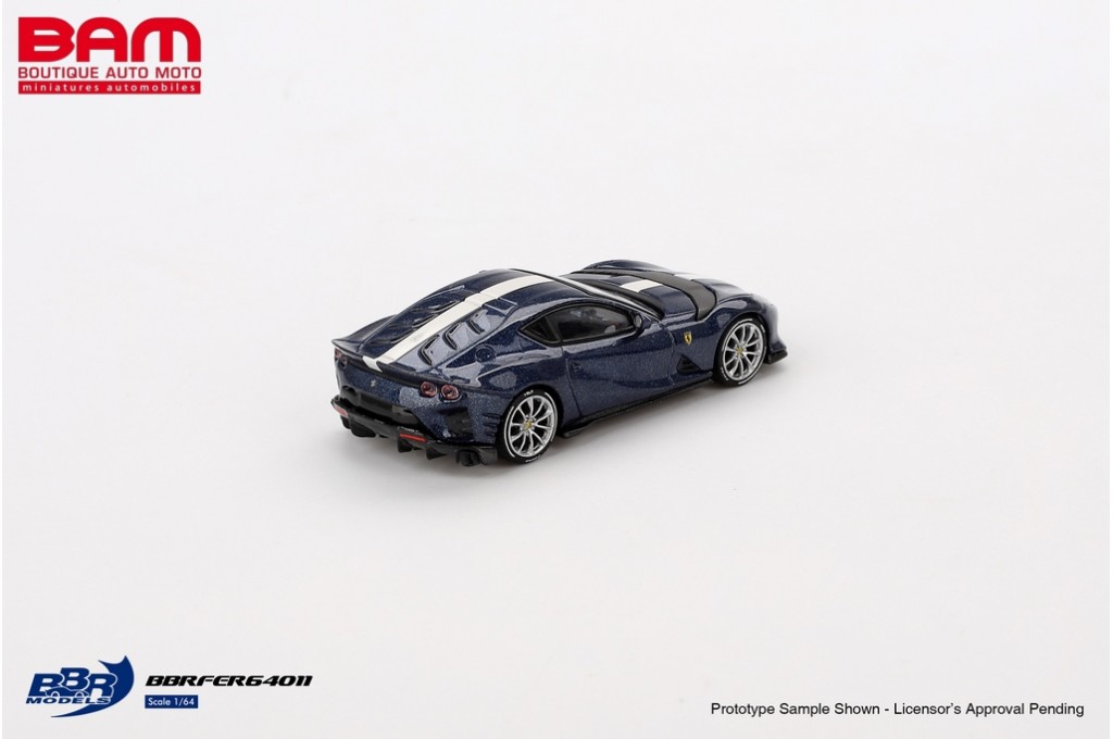 Modellino BBR 1:64 Ferrari 812 Competizione In Blu Tour De France (BBRFER64011)
