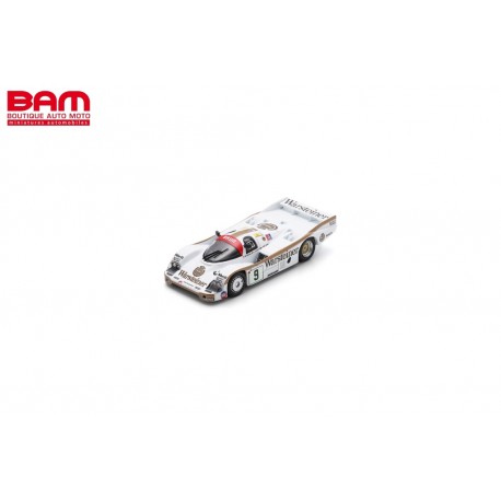 SPARK Y321 PORSCHE 956 N°9 24H Le Mans 1984 -W. Brun - L. von Bayern - B. Akin (1/64)